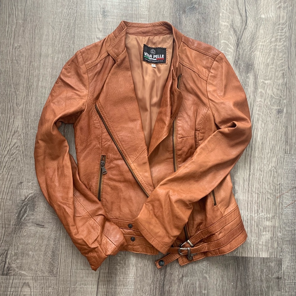 100% Genuine Italian Leather Jacket